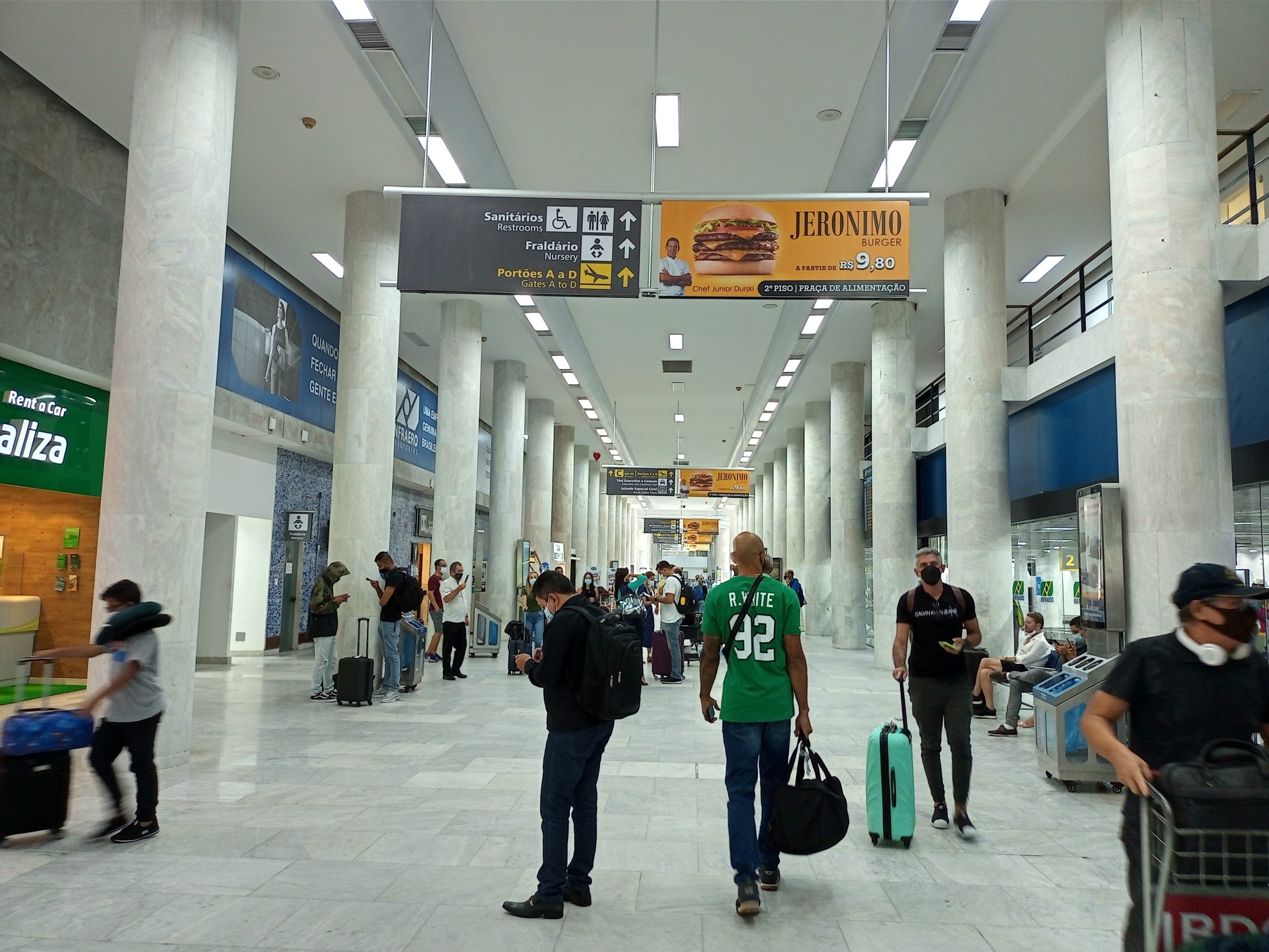 Placas de Sinalização - Saguão de desembarque - Aeroporto Santos Dumont (2)